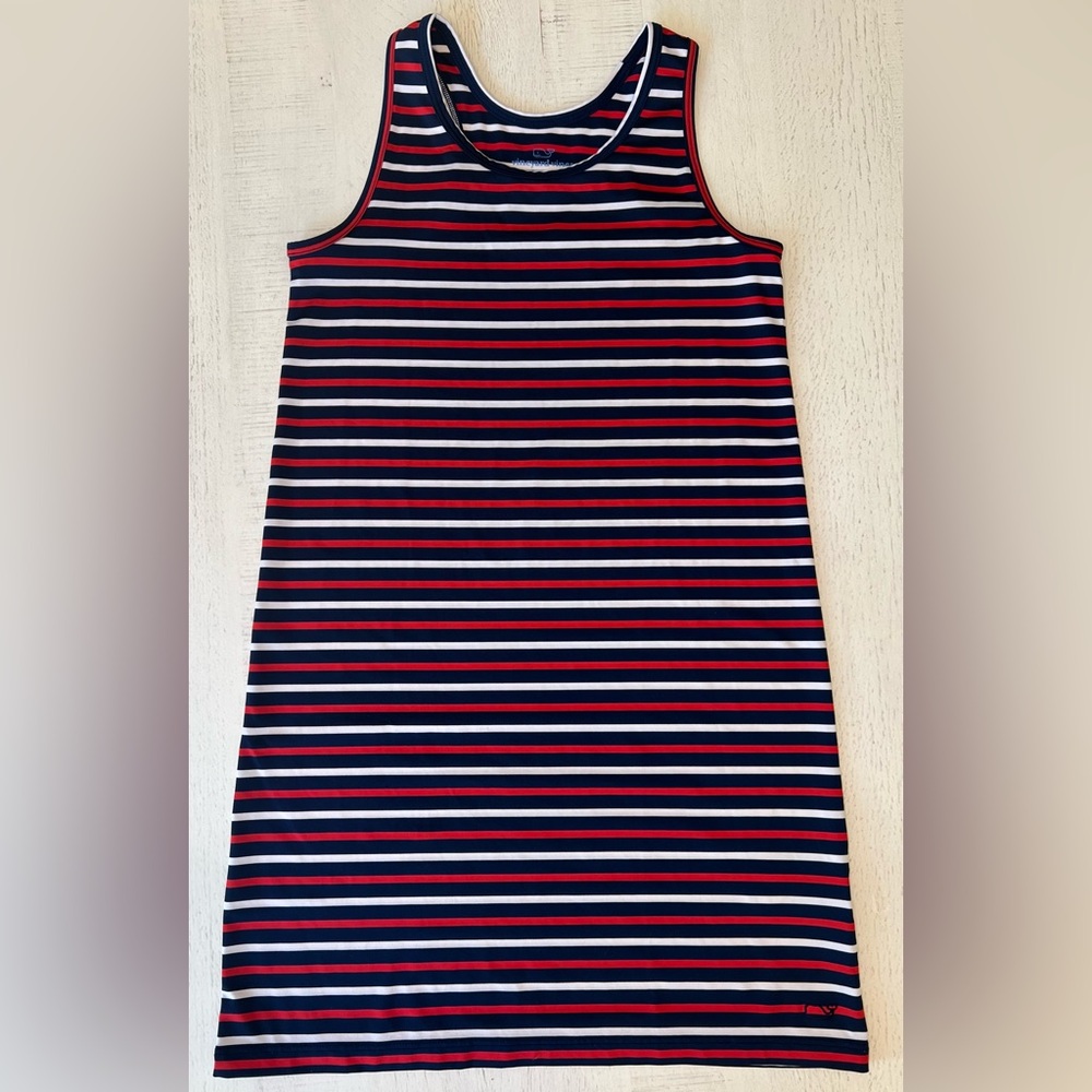 Vineyard Vines Sankaty Striped Kids Dress